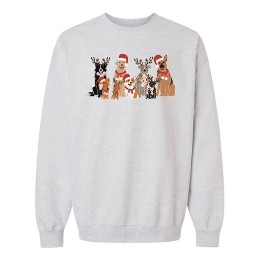 doggy christmas sweatshirt