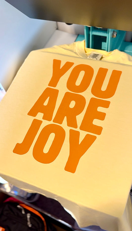 you are joy neon tees