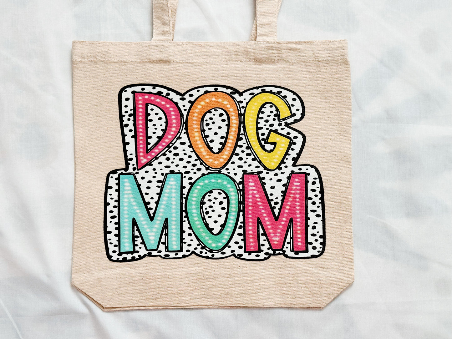 dog mom tote bag