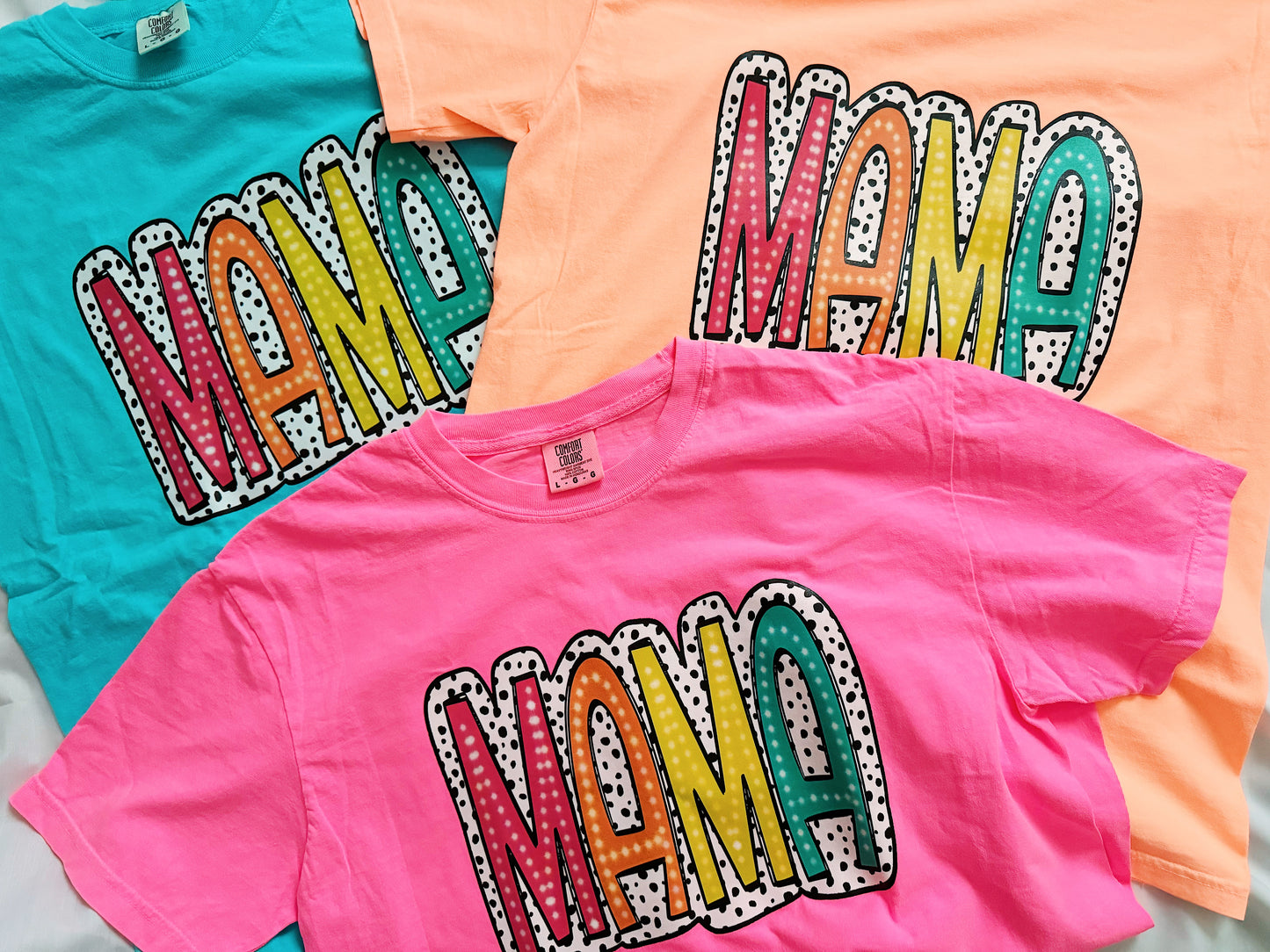 neon mama graphic tee