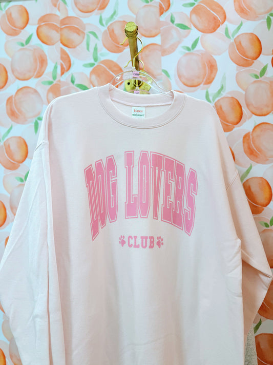 dog lovers club sweatshirt