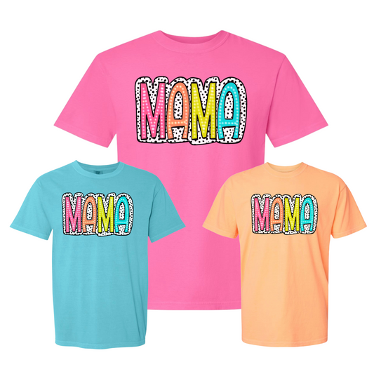 neon mama graphic tee